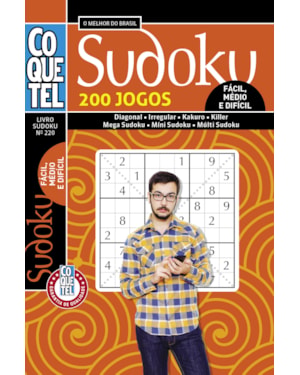 LIVRO COQUETEL SUDOKU 220