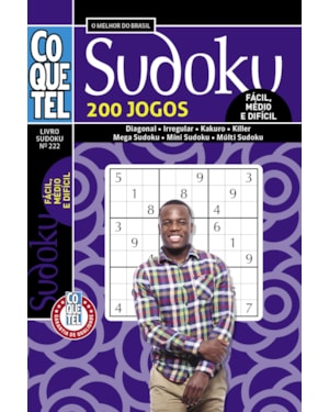 LIVRO COQUETEL SUDOKU 222