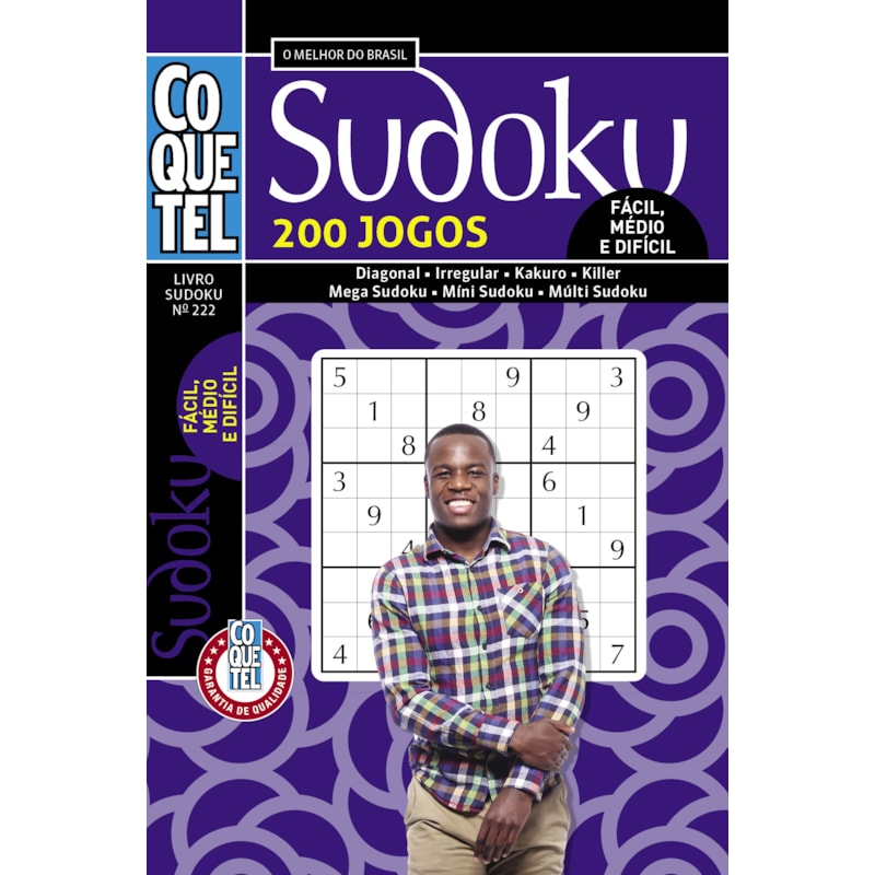 LIVRO COQUETEL SUDOKU 222
