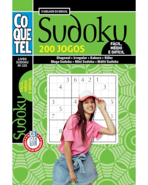 LIVRO COQUETEL SUDOKU 225