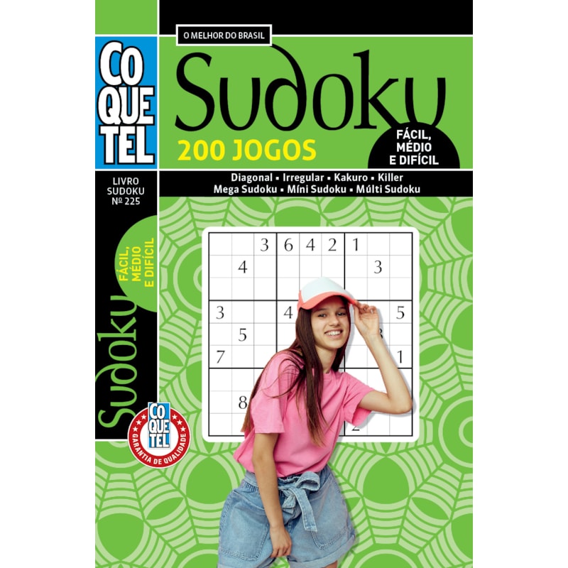 LIVRO COQUETEL SUDOKU 225
