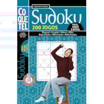 LIVRO COQUETEL SUDOKU 227: FÁCIL, MÉDIO E DIFÍCIL