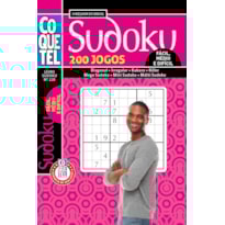 LIVRO COQUETEL SUDOKU 228: FÁCIL, MÉDIO E DIFÍCIL