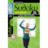 LIVRO COQUETEL SUDOKU 237 S/P: NÍVEIS FÁCIL, MÉDIO E DIFÍCIL