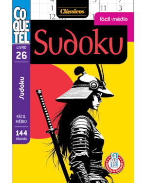 Livro Coquetel Sudoku 26: Fácil-Médio