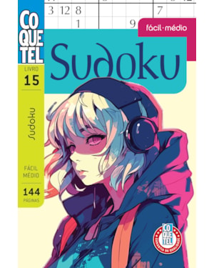 LIVRO COQUETEL SUDOKU FÁCIL/MÉDIO 15