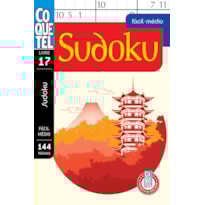 LIVRO COQUETEL SUDOKU FÁCIL/MÉDIO 17