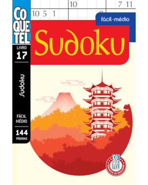 LIVRO COQUETEL SUDOKU FÁCIL/MÉDIO 17