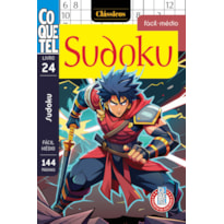 LIVRO COQUETEL SUDOKU FÁCIL-MÉDIO 24: NÍVEIS FÁCIL E MÉDIO