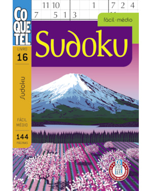 LIVRO COQUETEL SUDOKU FC MD 16