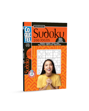 LIVRO COQUETEL SUDOKU FC/MD/DF ED 196