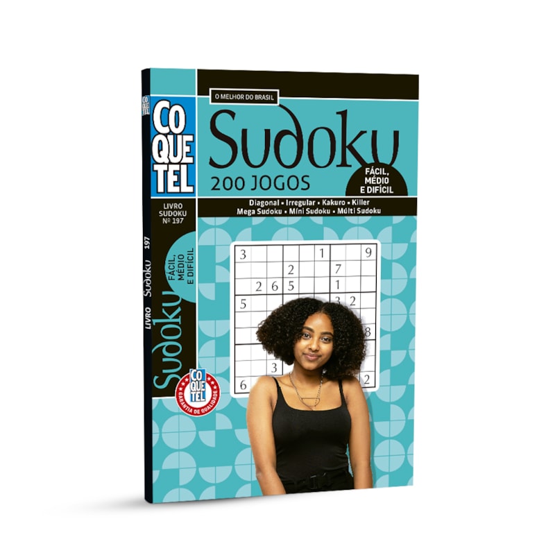 LIVRO COQUETEL SUDOKU FC/MD/DF ED 197