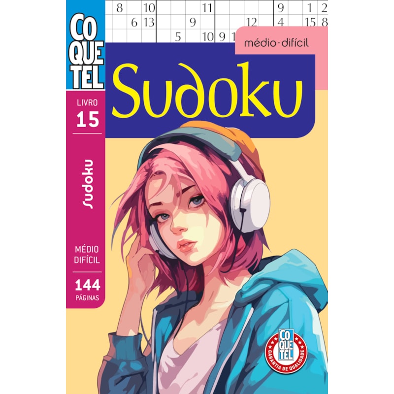 LIVRO COQUETEL SUDOKU MD DF 15
