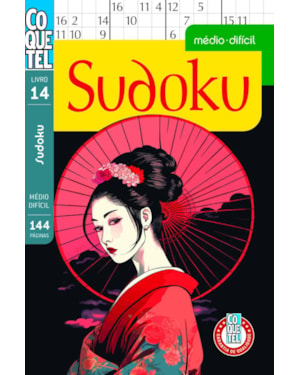 LIVRO COQUETEL SUDOKU MÉDIO/DIFÍCIL 14