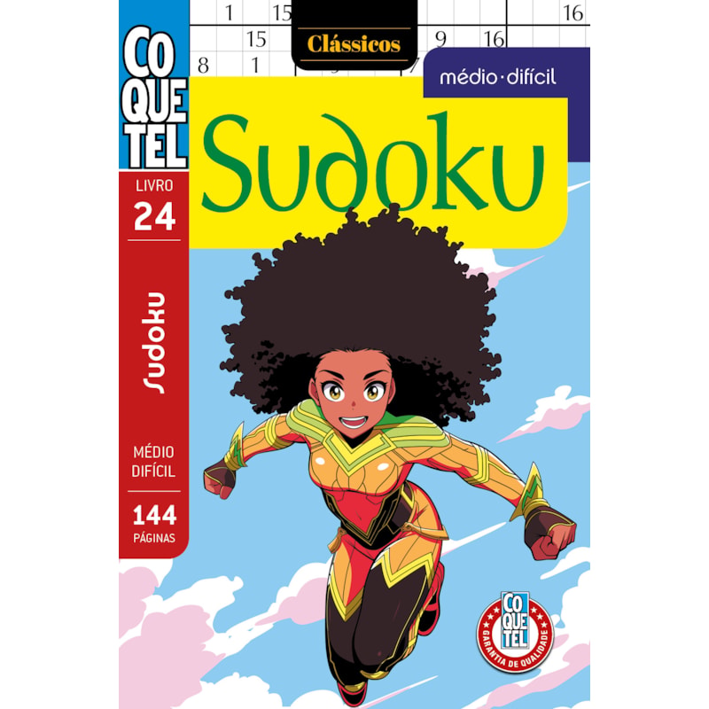 LIVRO COQUETEL SUDOKU MÉDIO-DIFÍCIL 24