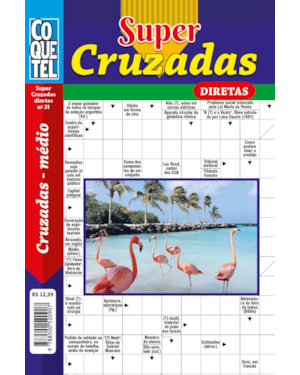 LIVRO COQUETEL SUPER CRUZADAS DIRETAS 31: NÍVEL MÉDIO