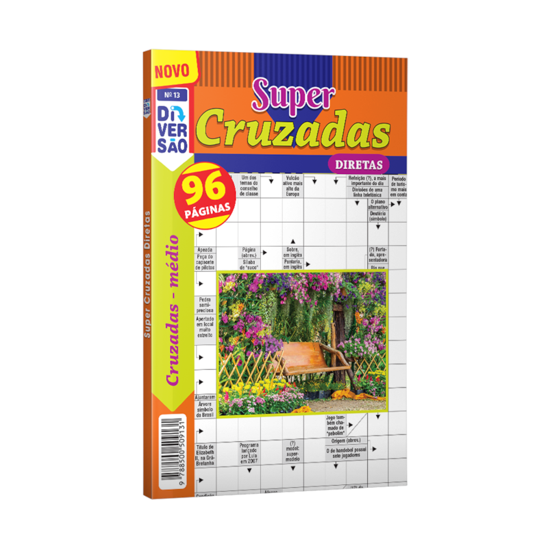 LIVRO COQUETEL SUPER CRUZADAS DIRETAS NÍVEL MÉDIO ED 13
