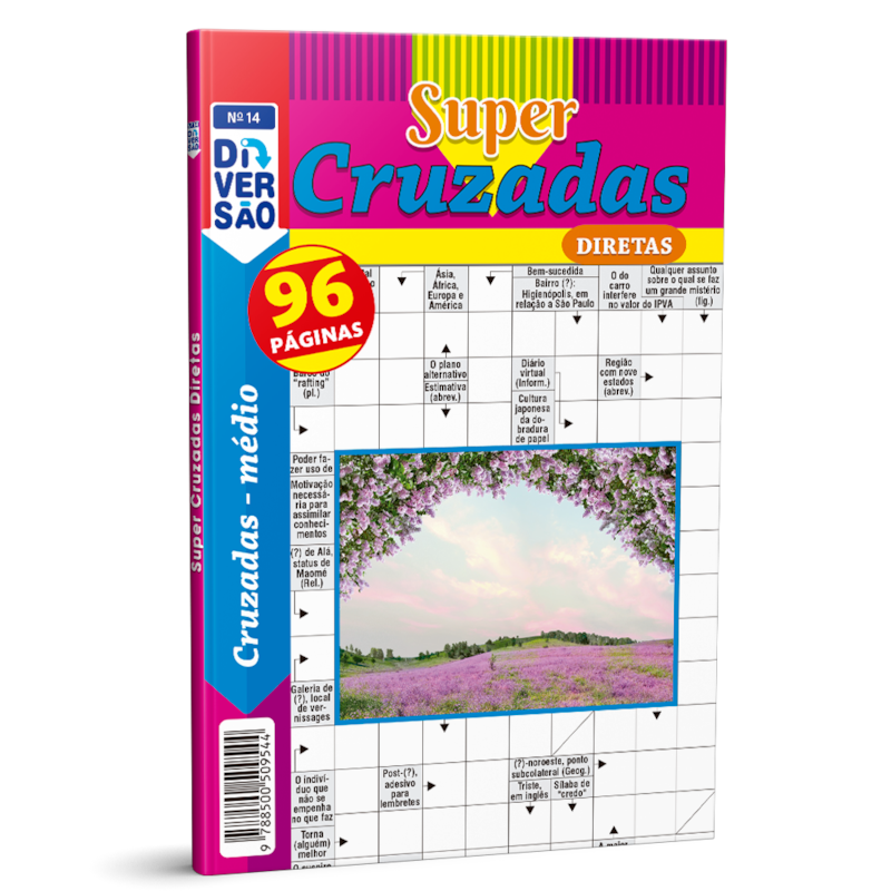 LIVRO COQUETEL SUPER CRUZADAS DIRETAS NÍVEL MÉDIO ED 14
