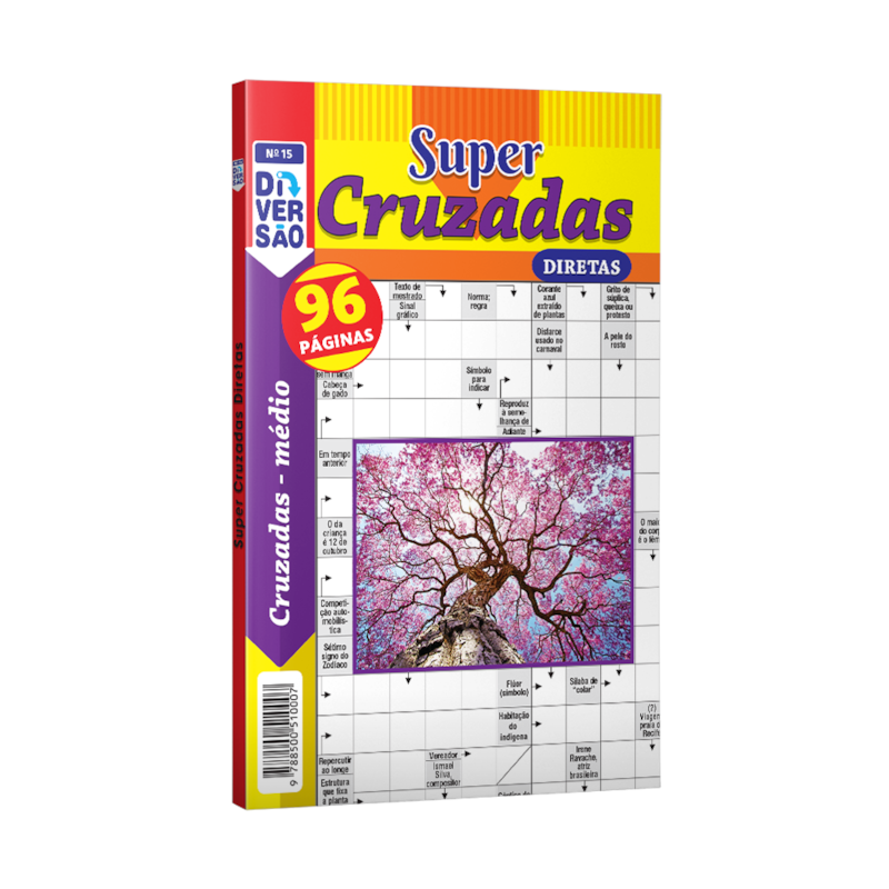 LIVRO COQUETEL SUPER CRUZADAS DIRETAS NÍVEL MÉDIO ED 15
