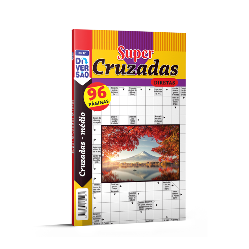 LIVRO COQUETEL SUPER CRUZADAS DIRETAS NÍVEL MÉDIO ED 17