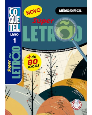 LIVRO COQUETEL SUPER LETRÃO 1: NÍVEL MÉDIO E DIFÍCIL
