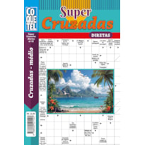 LIVRO COQUETEL SUPER PALAVRAS CRUZADAS DIRETAS 32 S/P: NÍVEL MÉDIO