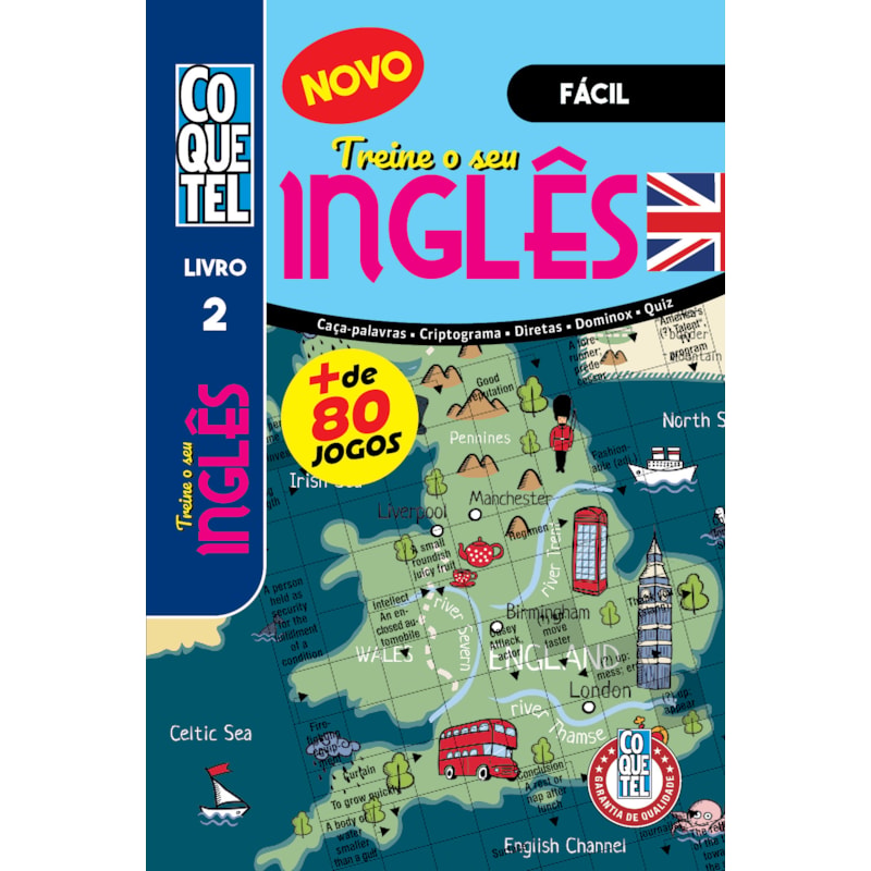LIVRO COQUETEL TREINE SEU INGLÊS 2: NÍVEL FÁCIL