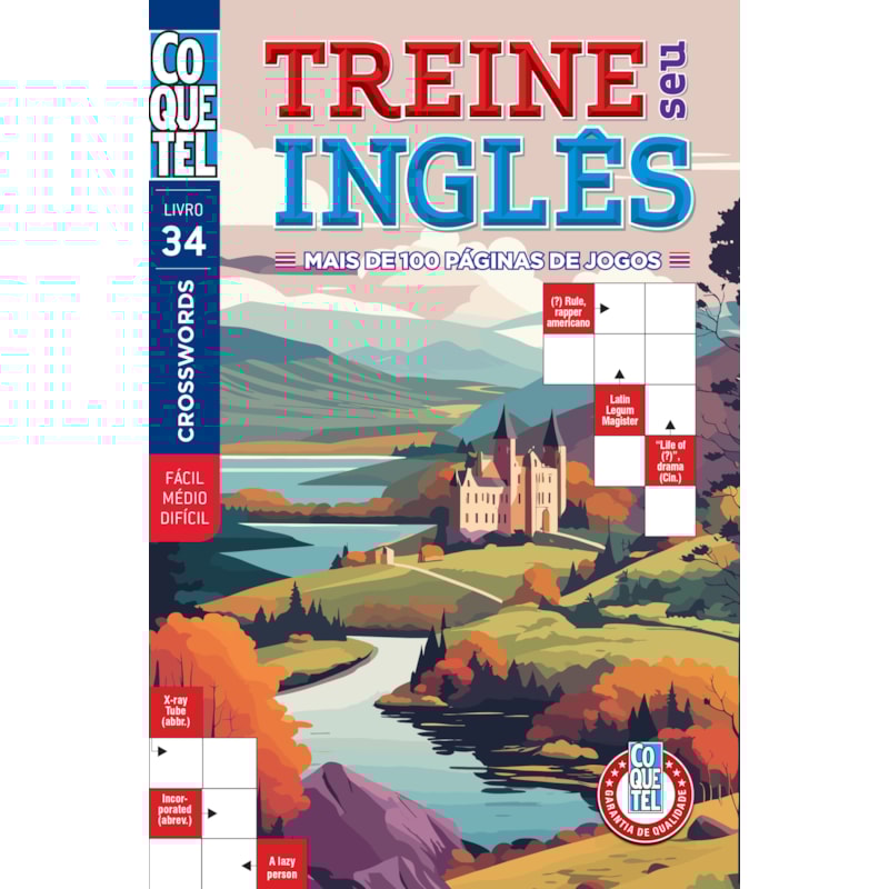 LIVRO COQUETEL TREINE SEU INGLÊS ED 34