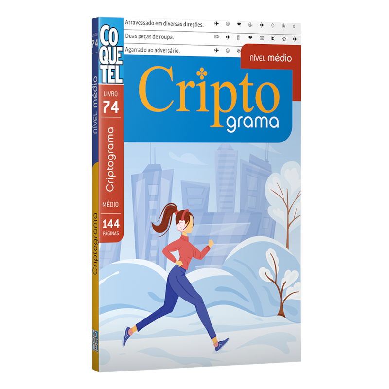 LIVRO CRIPTOGRAMA NÍVEL MÉDIO ED 74