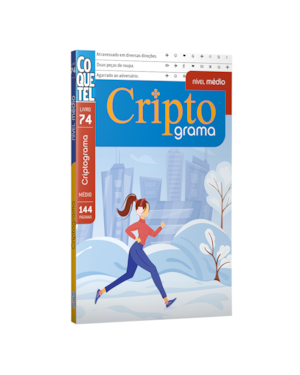 LIVRO CRIPTOGRAMA NÍVEL MÉDIO ED 74
