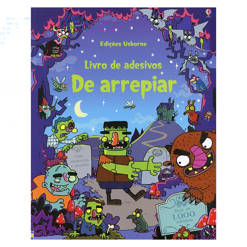LIVRO DE ADESIVOS : DE ARREPIAR