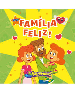 Livro de atividades 3 palavrinhas | Familia Feliz: Atividades de desenvolvimento motor e cognitivo da criança