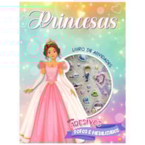 LIVRO DE ATIVIDADES + ADESIVOS METALIZADOS: PRINCESAS