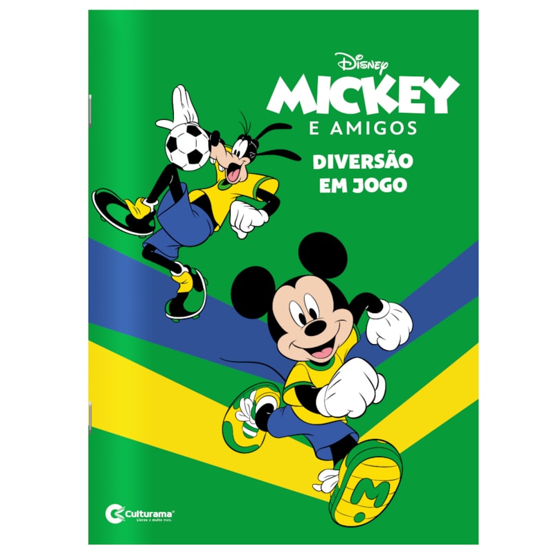 LIVRO DE ATIVIDADES MICKEY E AMIGOS - DIVERSÃO EM JOGO: ESPECIAL DE COPA DO MUNDO!