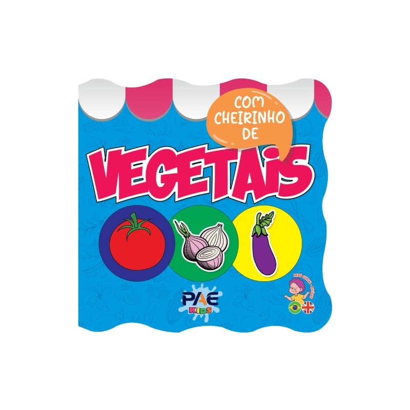 LIVRO DE BANHO COM CHEIRINHO - VEGETAIS