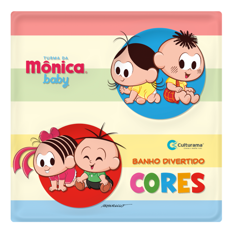 LIVRO DE BANHO MÁGICO TURMA DA MÔNICA BABY - CORES