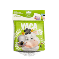Livro de banho - VACA - Com bichinho luminoso