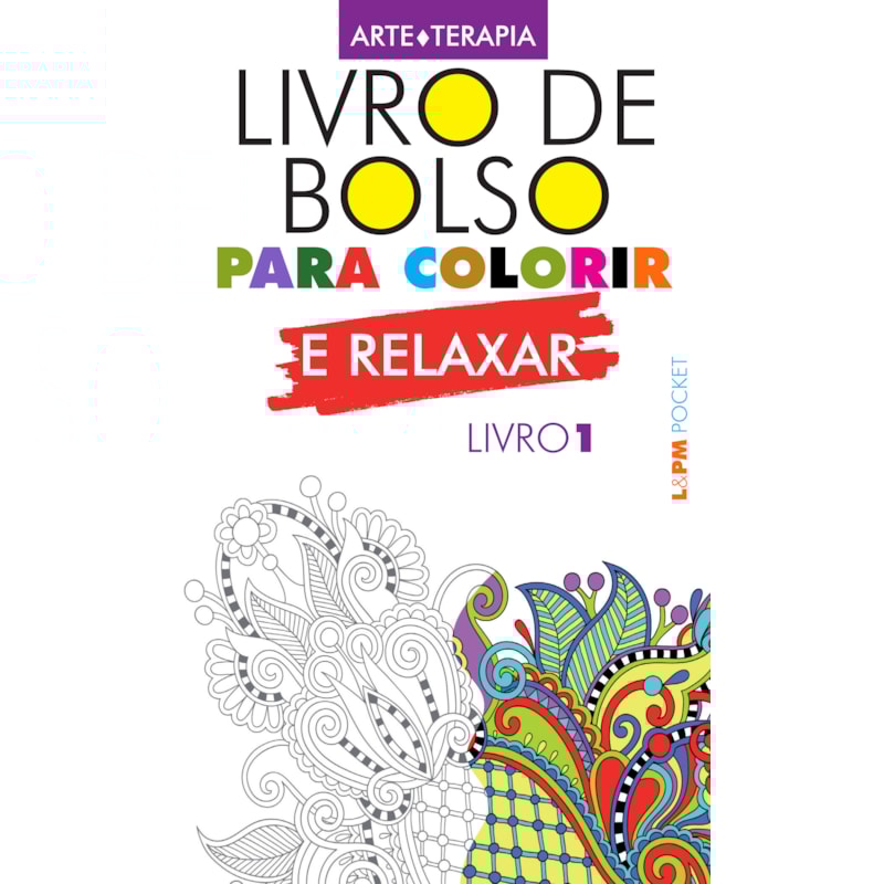 Livro de bolso para colorir e relaxar (livro 1)