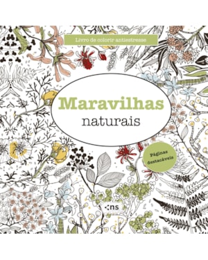 LIVRO DE COLORIR ANTIESTRESSE MARAVILHAS NATURAIS