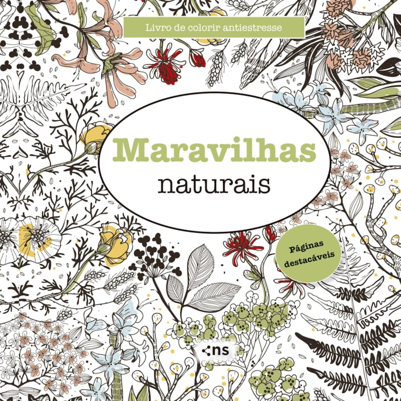 LIVRO DE COLORIR ANTIESTRESSE MARAVILHAS NATURAIS