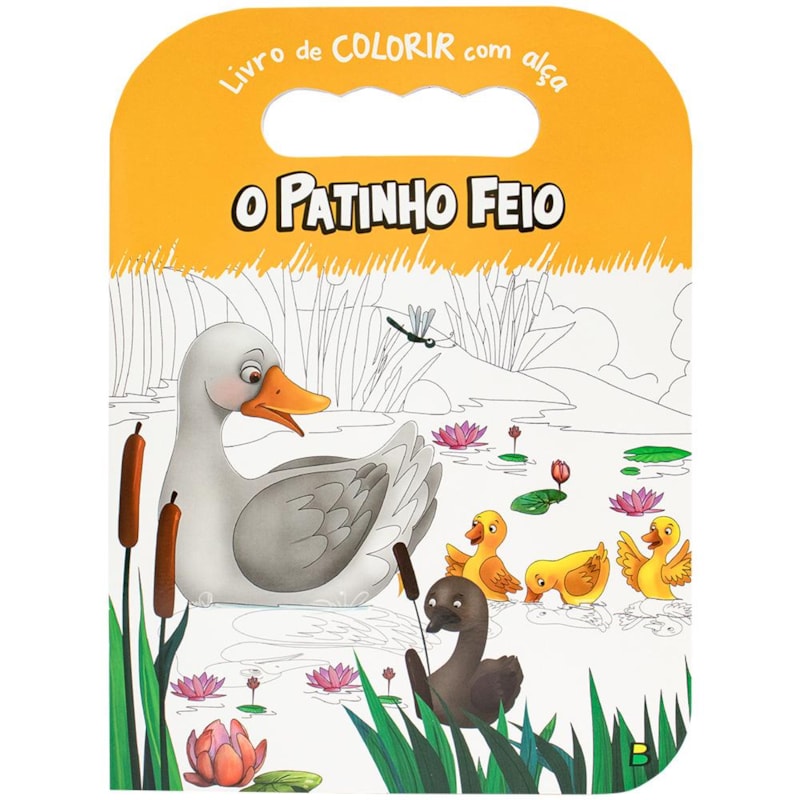LIVRO DE COLORIR COM ALÇA: PATINHO FEIO, O