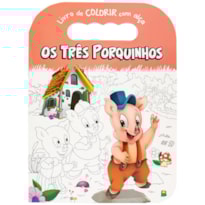 LIVRO DE COLORIR COM ALÇA: TRÊS PORQUINHOS, OS