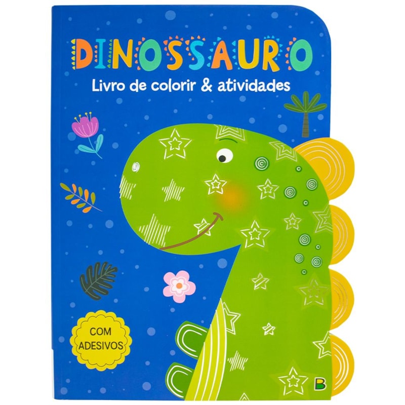 LIVRO DE COLORIR & ATIVIDADES: DINOSSAURO