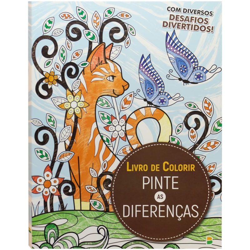 LIVRO DE COLORIR - O DESAFIO: PINTE AS DIFERENÇAS