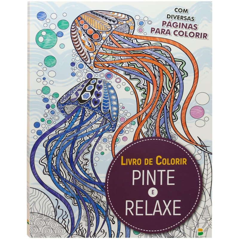 LIVRO DE COLORIR - O DESAFIO: PINTE E RELAXE