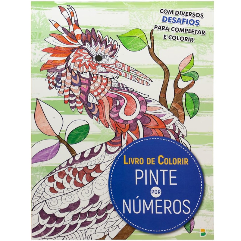 LIVRO DE COLORIR - O DESAFIO: PINTE POR NÚMEROS