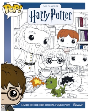 LIVRO DE COLORIR OFICIAL FUNKO POP! DOS FILMES DE HARRY POTTER