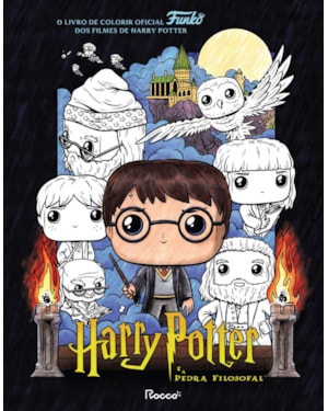LIVRO DE COLORIR OFICIAL FUNKO POP! HARRY POTTER E A PEDRA FILOSOFAL