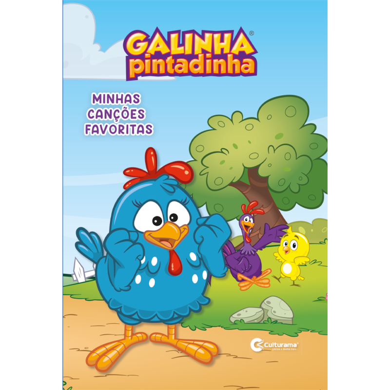 LIVRO DE HISTÓRIAS CAPA DURA - GALINHA PINTADINHA - MINHAS CANÇÕES FAVORITAS