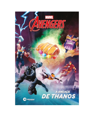 LIVRO DE HISTÓRIAS CAPA DURA - VINGADORES: A AMEAÇA DE THANOS